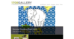 Desktop Screenshot of 1708gallery.org