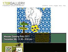 Tablet Screenshot of 1708gallery.org